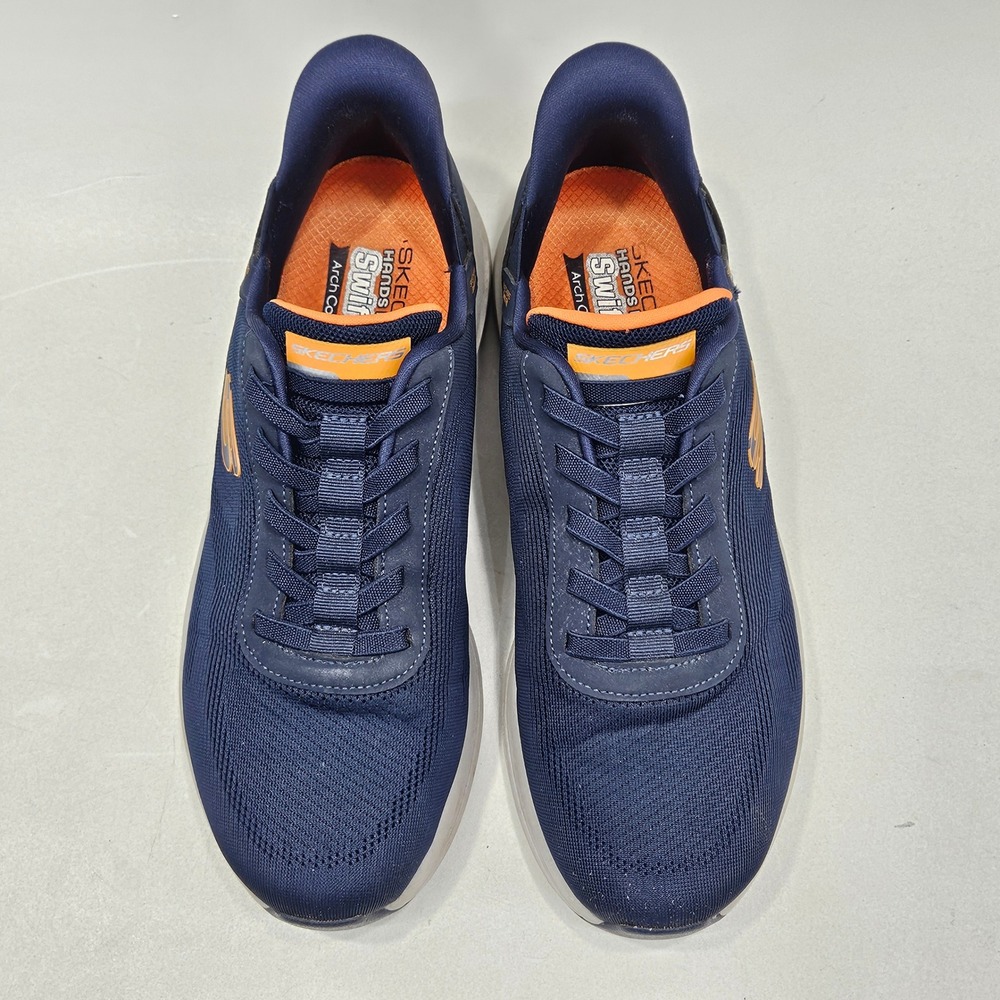 Skechers Slip-ins Arch Fit Swift Fit Women 10 Navy Orange 16959 Walking Shoes - Picture 9 of 15